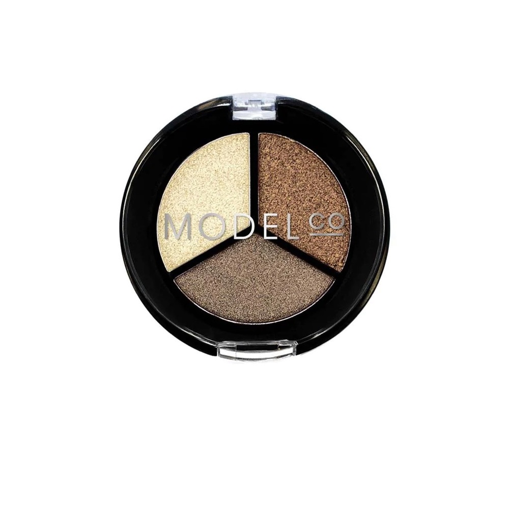 Model co metallic eyeshadow trio